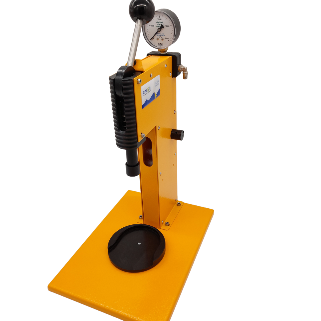 CAL3K Manual Oxygen Filling Station - Handle and Pressure Gauge | DDS Calorimeters